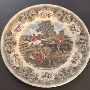Vintage Herring’s Hunt Churchill “Full Cry” Ironstone Decorative Plate
